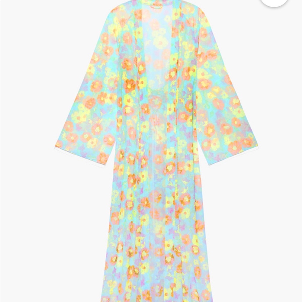 Savage x Fenty - Free Spirit Floral Full-Length Robe - 2x/3x